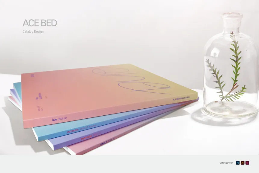 ACE BED 카탈로그 디자인