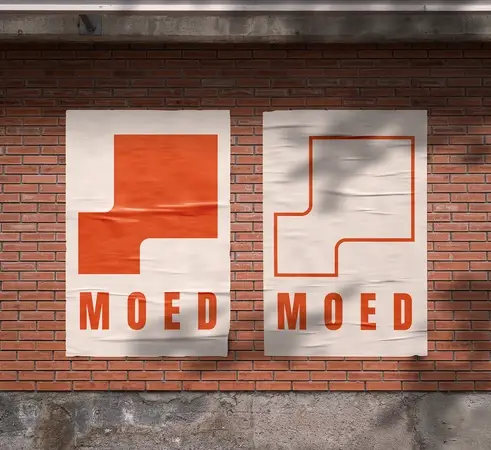 사람과 사람을 연결하는 공간 브랜드 MOED 아이덴티티 디자인