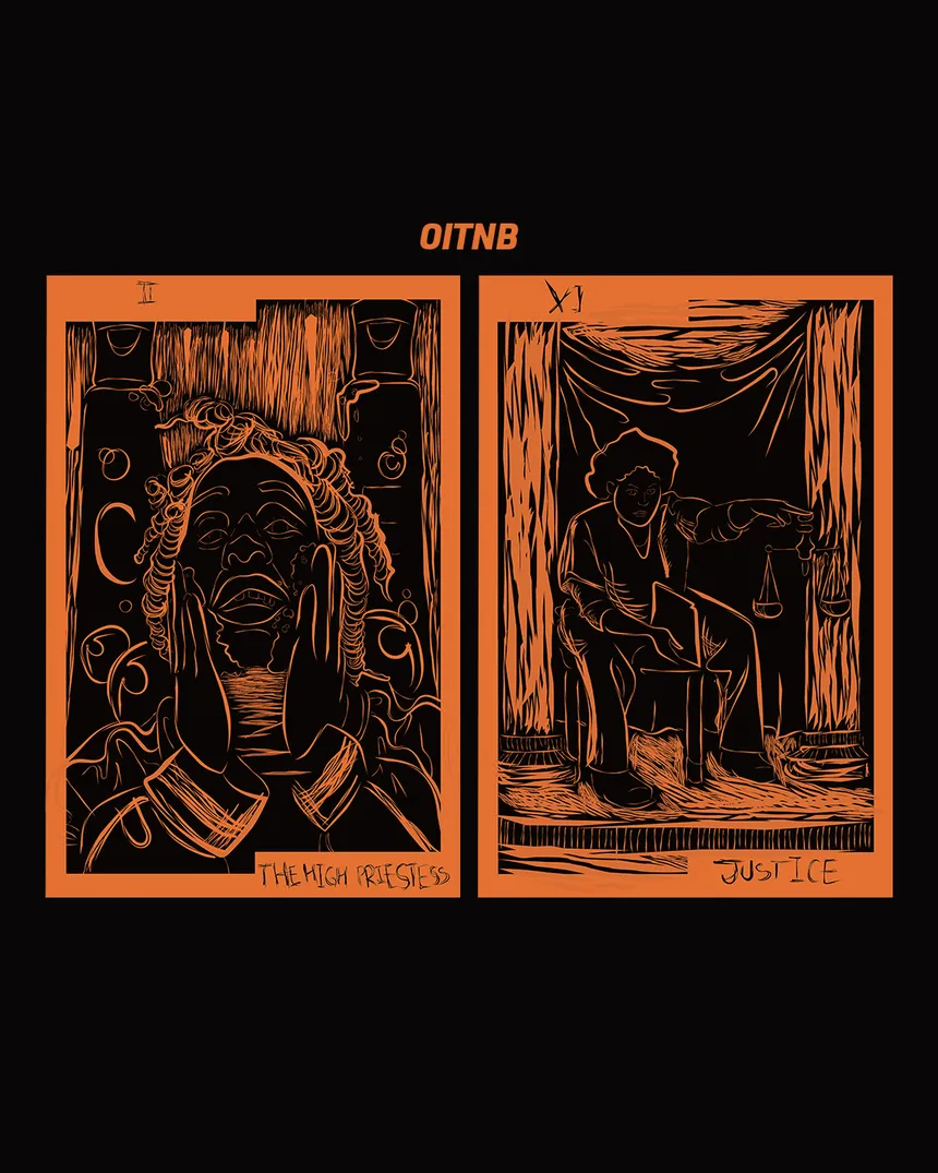OITNB 타로 카드 일러스트 디자인 포트폴리오