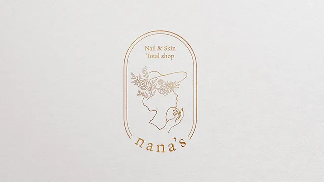 nana's 네일 & 스킨 토탈샵 로고 디자인