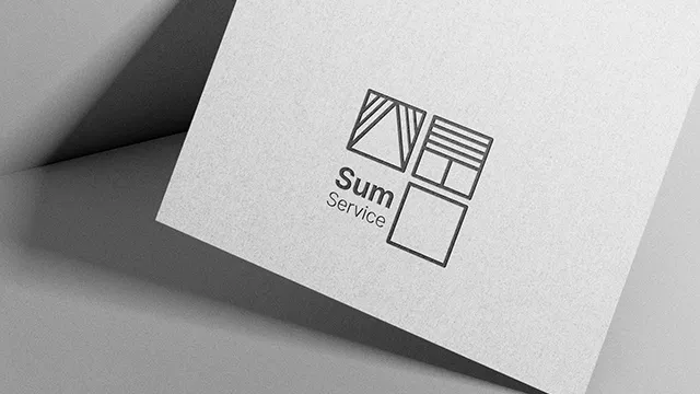 Sum Service 로고 디자인