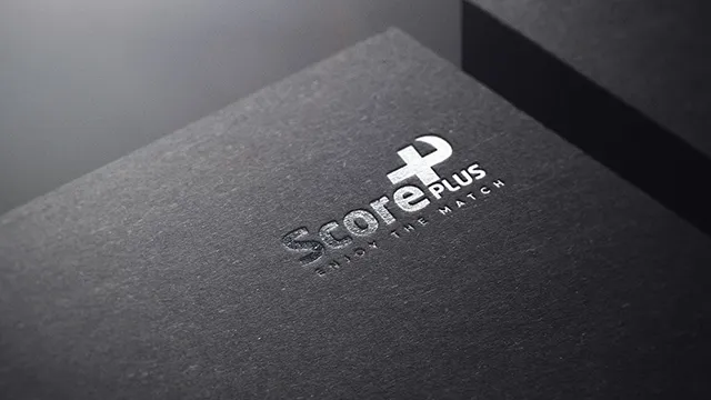Score Plus 로고 디자인
