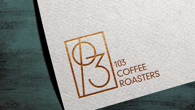 103 Coffee Roasters 로고 디자인