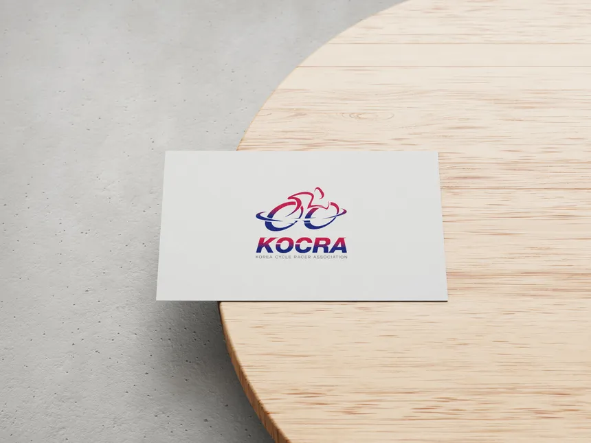 한국 사이클 선수 협회(KOCRA) 로고 디자인