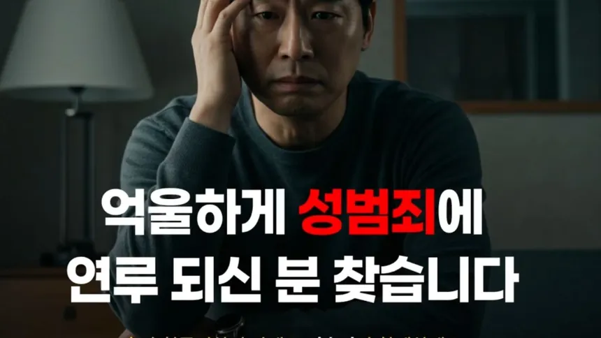 억울하게 성범죄에 연류되신 분 찾습니다