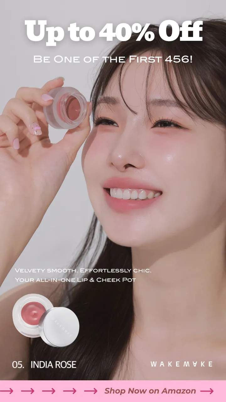 웨이크메이크 아마존 40% 할인 광고 디자인