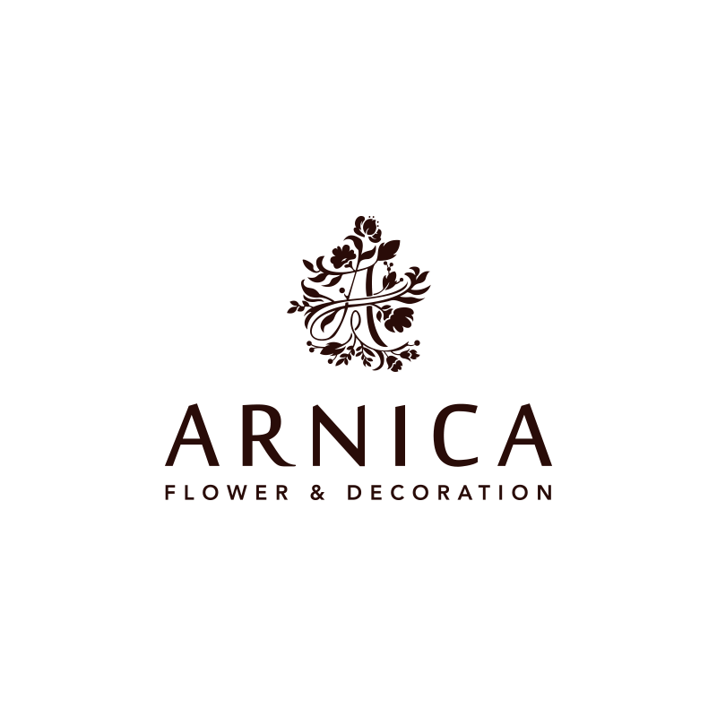 Arnica Flower & Decoration 로고 디자인