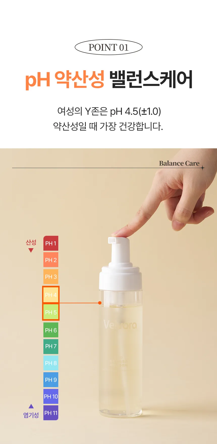 벨보라 여성청결제 상세페이지 디자인