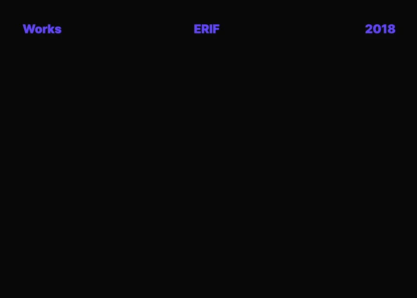 ERIF 브랜드 디자인 (2018)
