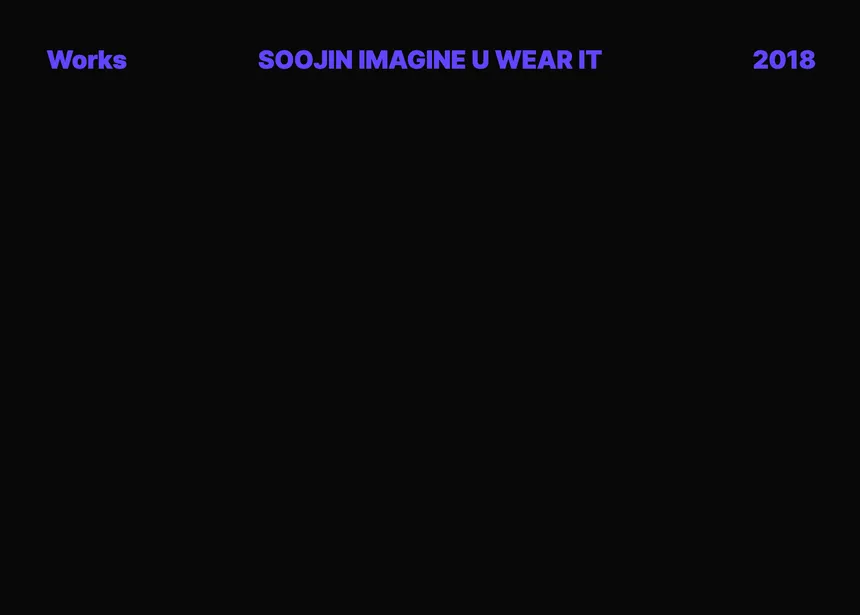 SOOJIN IMAGINE U WEAR IT 브랜드 영상