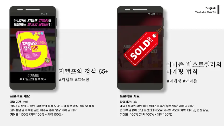 도서 홍보 숏폼 영상 디자인