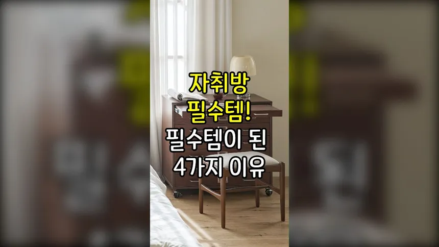 자취방 필수템! 수납장으로 공간 활용 끝판왕