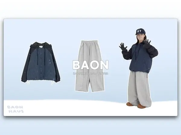 BAONHAUS 2024 겨울 시즌 룩북