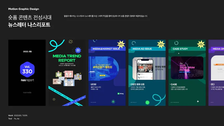 숏폼 콘텐츠 전성시대 뉴스레터 나스리포트