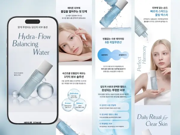 [뷰티] 프리미엄 수분 토너 상세페이지