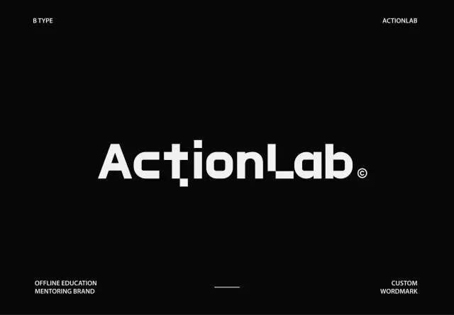 ActionLab 브랜드 및 로고 디자인
