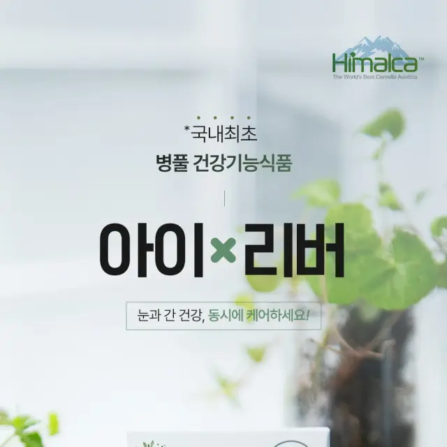 히말라카 아이리버 병풀 건강기능식품 상세 페이지 디자인