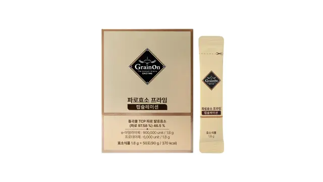 GrainOn 파로효소 프라임 패키지 디자인