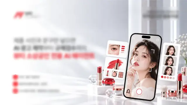뷰티 AI 서비스 사업계획서 PPT 디자인