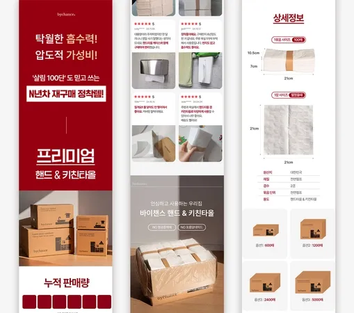 생활용품 상세페이지 디자인